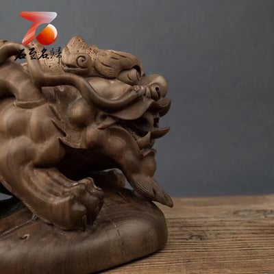 印度老山檀香極品陰沉黑肉料【霸氣貔貅】3