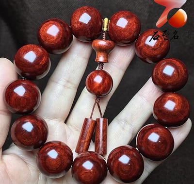 正宗印度小葉紫檀老料18mm×13顆9