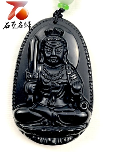 12生肖守護神 天然黑曜石項鍊 八大守護神4