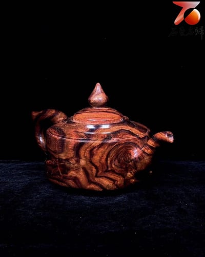 海南黃花梨野生料【把把壺（福）】重量339公克4