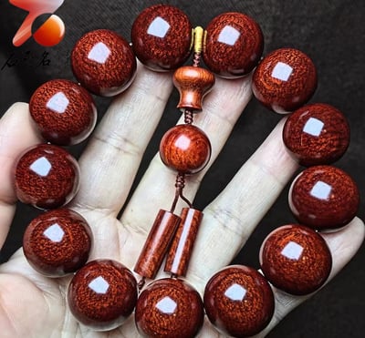 正宗印度小葉紫檀老料 泥料+龍鱗紋+金星1