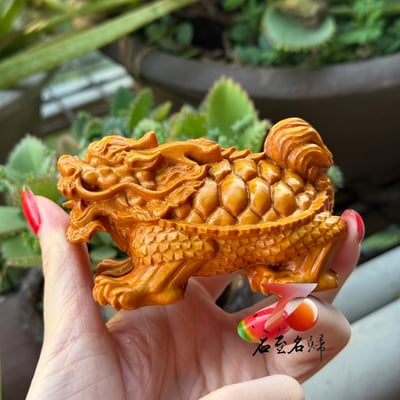 天然崖柏木【龍龜】招財鎮宅・守護祥獸3
