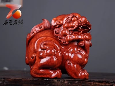 印度小葉紫檀【招財貔貅】1