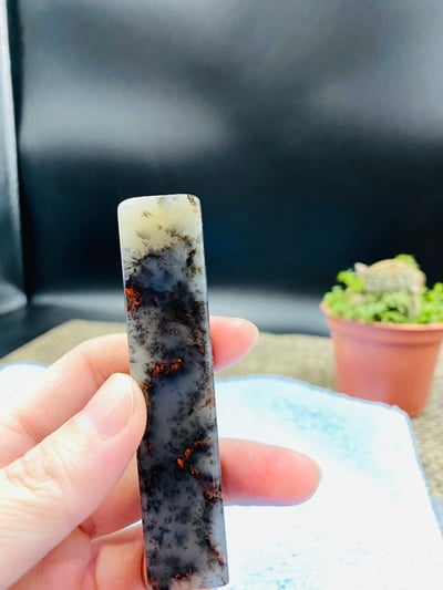 羊脂玉水草雞血章6