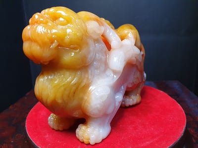 極品重器 寮國北部田黃系列【天祿貔貅】4