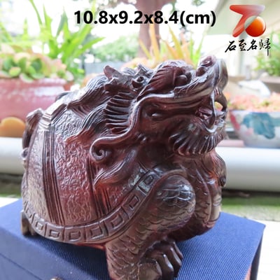印度小葉紫檀精雕[龍龜]2