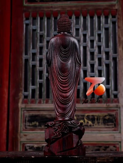 印度小葉紫檀零瑕疵精品 清刀款【如來佛祖】5