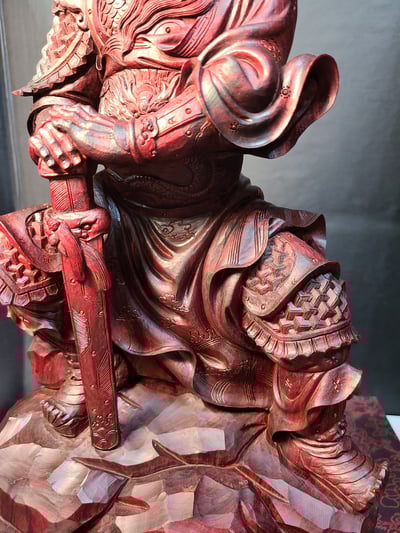 印度小葉紫檀【關聖帝君-關羽全品】2