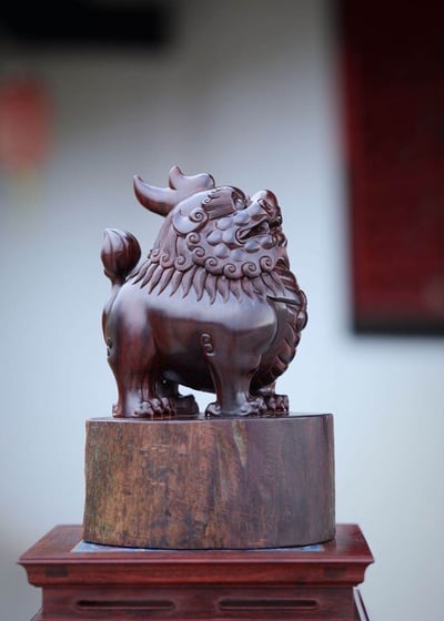 印度小葉紫檀 華藝紫檀款【甪端】3