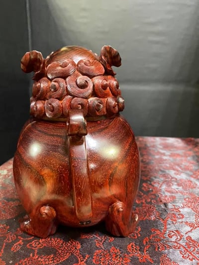 印度小葉紫檀【望天吼香爐】5