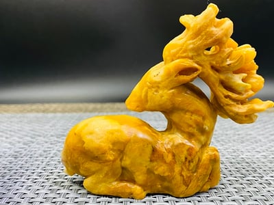 壽山石【陸路發-梅花鹿雕件】3