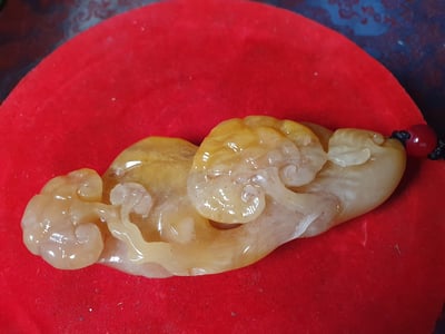 壽山石系列【靈芝】手把件2