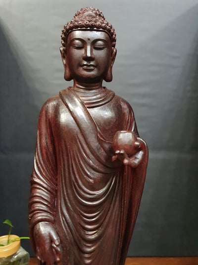 印度小葉紫檀清刀【藥師佛】2