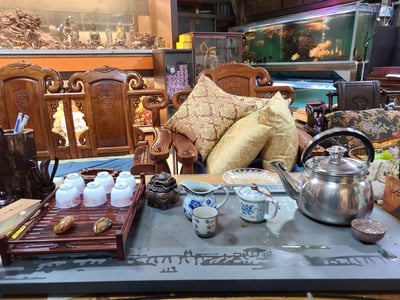 印度小葉紫檀榫卯結構製作【乾泡臺／茶杯架】5