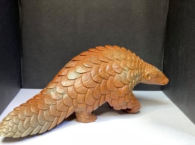 壽山牛蛋石【穿山甲】3