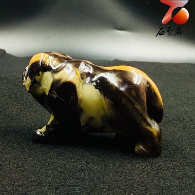 壽山善伯石巧雕【金衣納福・富貴福豬】5