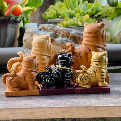 嚴選原木整料製作 金虎爺/黑虎爺/大虎爺/中虎爺/小虎爺7