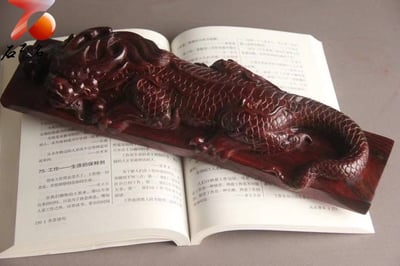 臻選印度小葉紫檀優質醇化整料全手工雕刻【蚣蝮 避水獸】吸金獸4