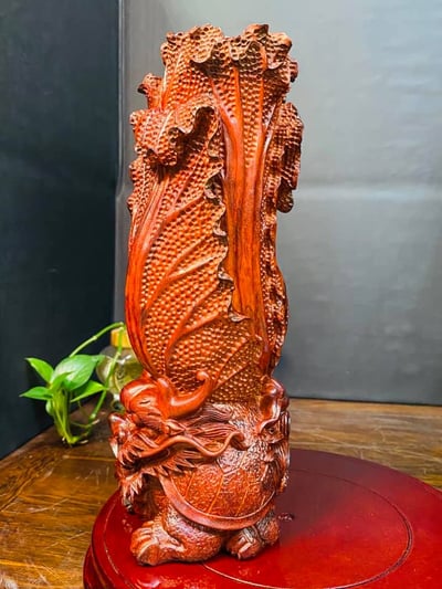 印度小葉紫檀【百財歸來-白菜+烏龜】4