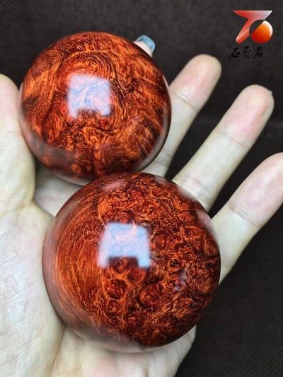 印度小葉紫檀 爆滿葡萄纓子瘤疤【富貴保健球3號】6