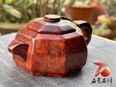 印度小葉紫檀 滿瘤疤八角壺1