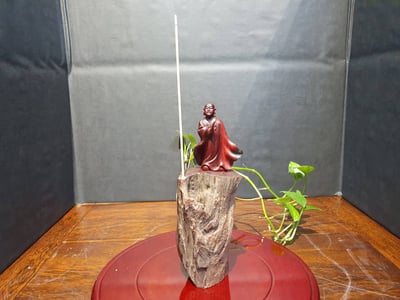 印度小葉紫檀風化料－小沙彌香插1