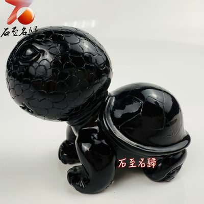 丹東石純手工雕烏龜  張國民雕刻家作品 【英雄系列-龜俠出擊】5