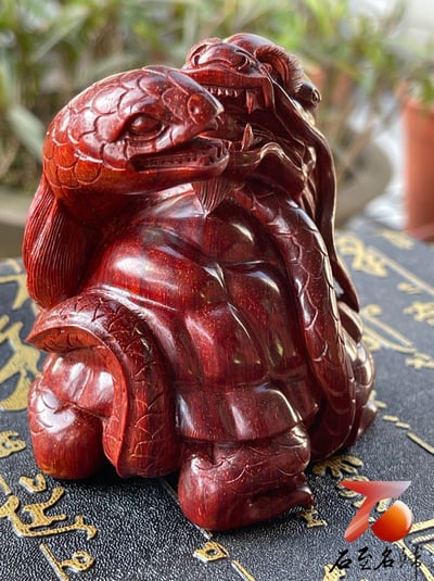 印度小葉紫檀高油密二膘材質 湘工手作【四大神獸】7