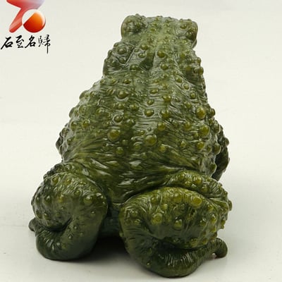 壽山稀有石種【呱呱來財】王逸文老師純手工雕刻6