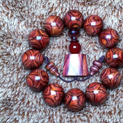 海南黃花梨野生料19.5mm手珠2