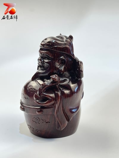 印度小葉紫檀高油密二膘材質 【福祿壽】11