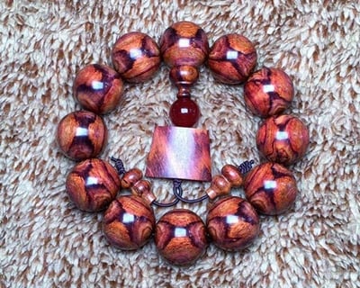 海南黃花梨野生料20mm手珠1