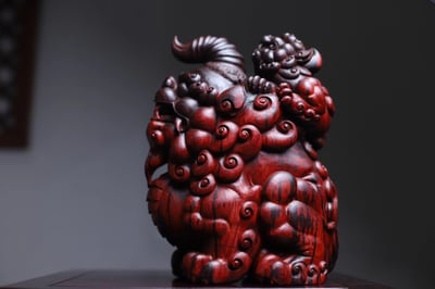 印度小葉紫檀製【大貔貅-輩輩有財】5