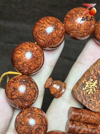 印度小葉紫檀 頂級泥料爆滿葡萄纓子瘤疤【臻】5