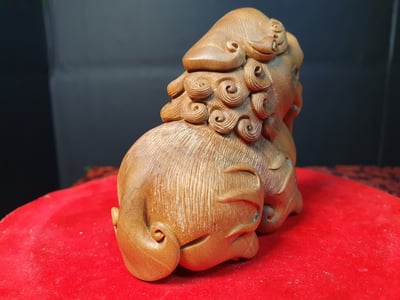 老山檀香-湘工大師手作【饕餮】3