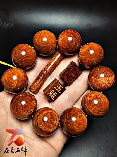 印度小葉紫檀25mm精品大龍鱗【玉龍】8