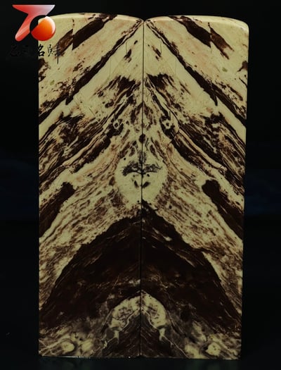 壽山山秀園石對章【熊霸天下】2.3公斤重量級對章 附檢驗證書1