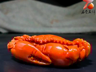 老撾石手工精雕 張國民老師作品【四通八達，八方來財】2