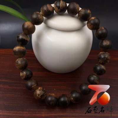 女神款 達拉干沉水沉香手串8mm×22顆 重量8.4克3