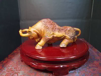 吉祥擺件 精選壽山石工藝品【氣勢如虹】1