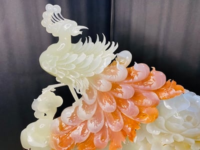 阿富汗紅花冰玉【富貴吉祥】3