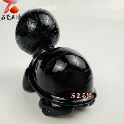 丹東石純手工雕烏龜  張國民雕刻家作品 【英雄系列-龜俠出擊】6