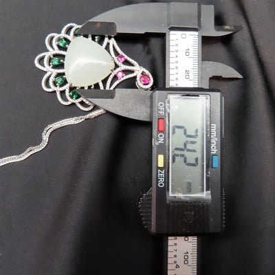 新疆和田玉精品 尊榮閃耀項鍊6