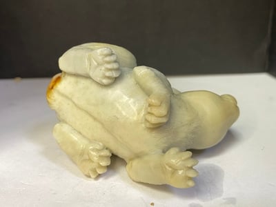 壽山峨嵋石【玉兔送福】5