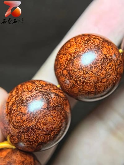 帝王之木 印度小葉紫檀精品【究竟涅槃】20mm手珠2