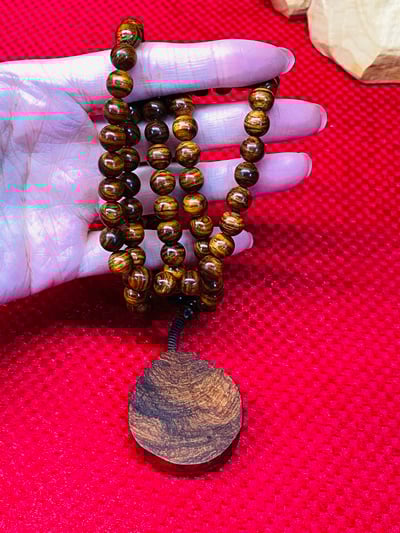 海南黃花梨8mm圓珠項鍊4