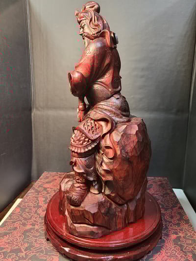 印度小葉紫檀【關聖帝君-關羽全品】4