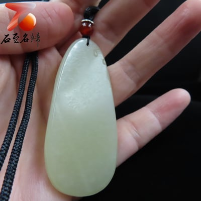 和田玉且末料【觀音玉牌】4