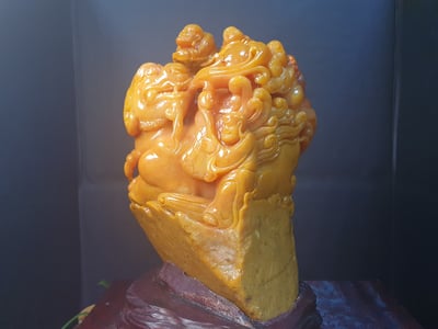 寮國北部田黃系列【招財進寶】3