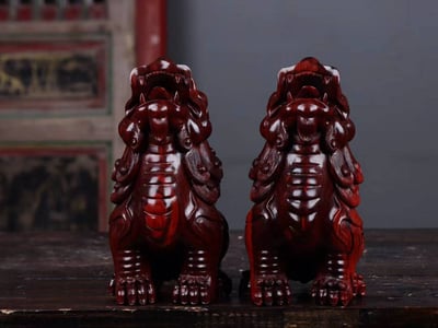 印度小葉紫檀【望天吼一對】2